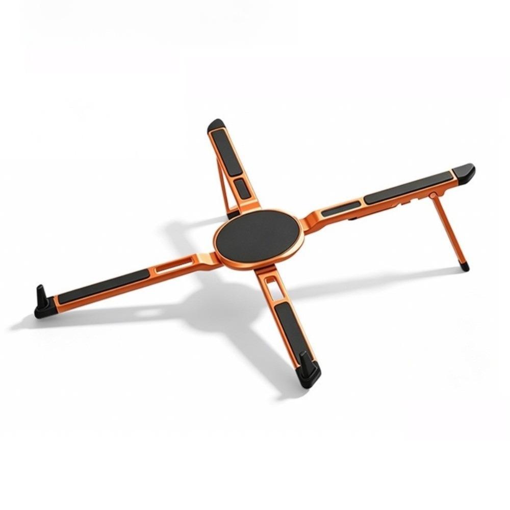 Magnetic Adsorption Tablet Stand Aluminum Alloy Phone Stand Gifts Laptop Stand Office Use оранжевый