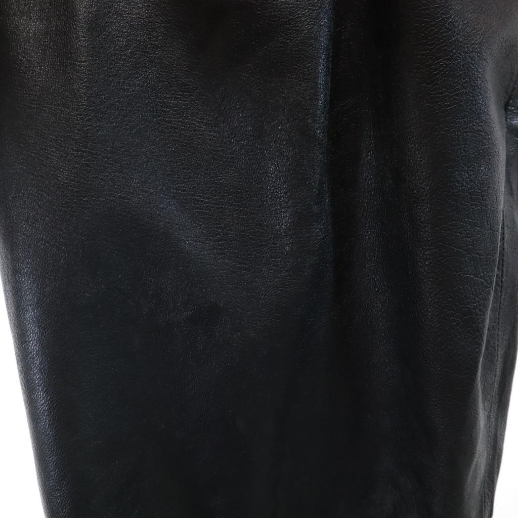 BEBE SPORT 80s 90s Made In USA Old Genuine Leather Leather Pants W30 Women Used