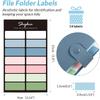 SKYDUE Expanding File Organizer with 8 Pockets, Accordion File Folders with Labels, Portable Document Paper Bill Receipt Organizer, Home College