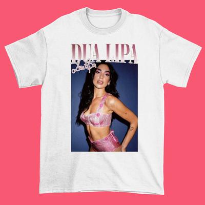 Rare Dua Lipa Music Shirt WHite Unisex S-234XL Shirt E468 Unisex T-Shirt