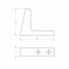 2 Set Creative RV Toilet Seat Stabilisers Wobbly Loose Buffers Bumpers Stop Slipping Sliding And Screw White Plastic For Caravan