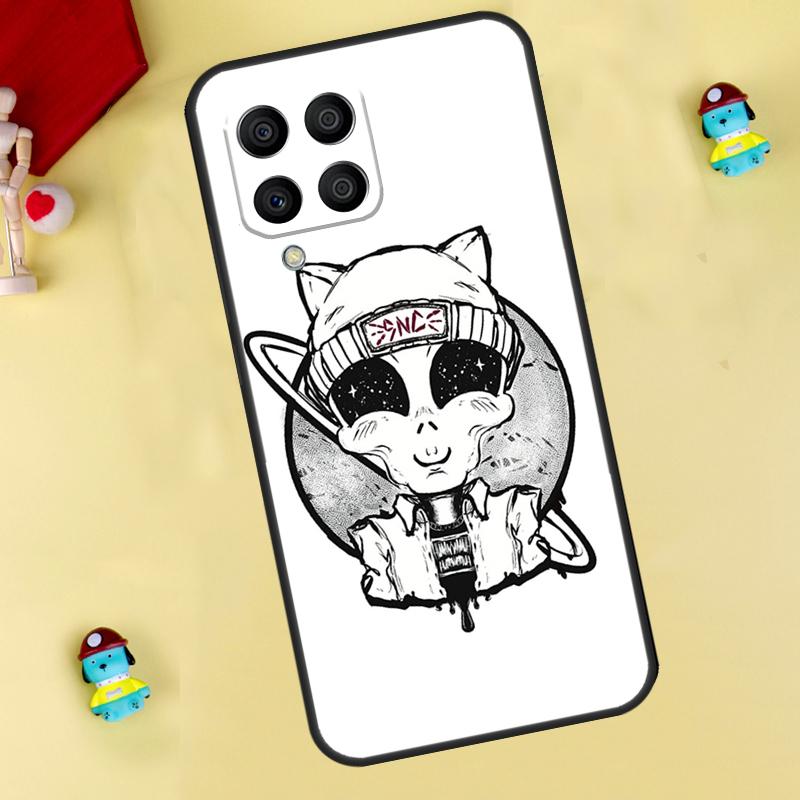 Alien Kawaii Art Case For Samsung Galaxy M13 M33 M53 M14 M12 M15 M06 M16 M36 M56 M31 M32 M52 M35 M55 M34 M54