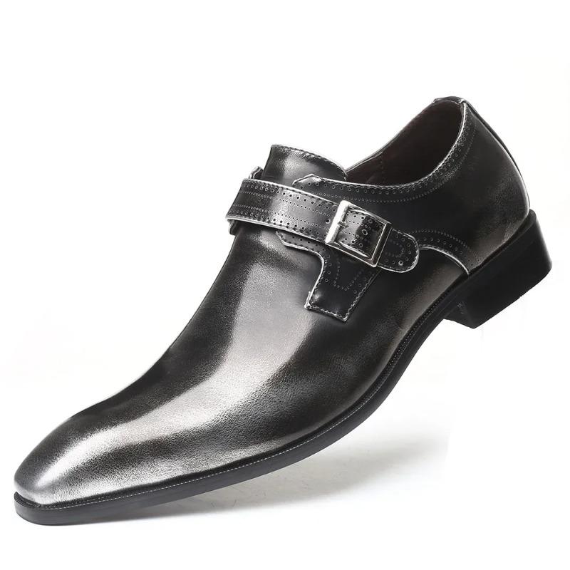 Size 48 Mens Shoes New Pointed Shoes Men Leather Original British Style Luxury Mens Dress Shoes Loafers Men Zapatos De Hombre