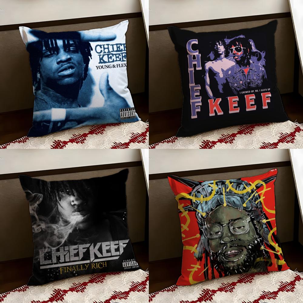 Rapper CChief KKeef Cushion Cover Reversible Soft Durable Pillow Cover Home Car MultiScene Use for Daily Comfort