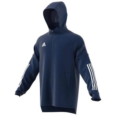 Adidas Condivo 20 Soccer Jacket Team Navy Size Size Men's All-Weather FYZ12, Blue/White (ED9256), J/XS (Japan XS)