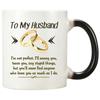 Husband Temperature-sensitive Color-changing Cup Ceramic Coffee Mug Tea New English