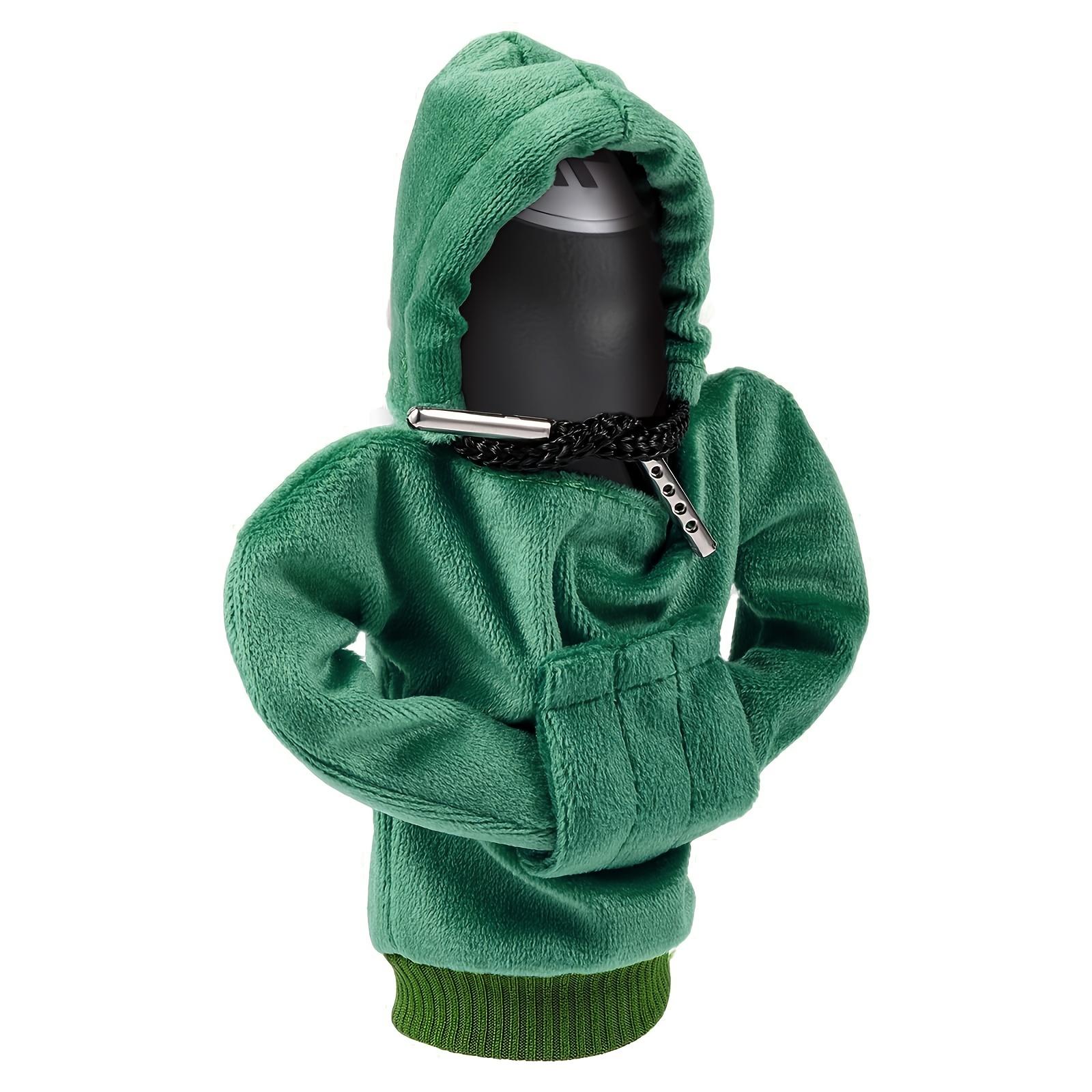 

Универсальная толстовка с капюшоном для автомобильного переключателя передач, модная мини-толстовка с капюшоном для ручки переключения передач автомобиля, аксессуары для интерьера, декор зелёный