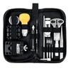 Watch Repair & Maintenance Tool Set with Disassembly Tools, Battery Replacement, and Cloth Bag.