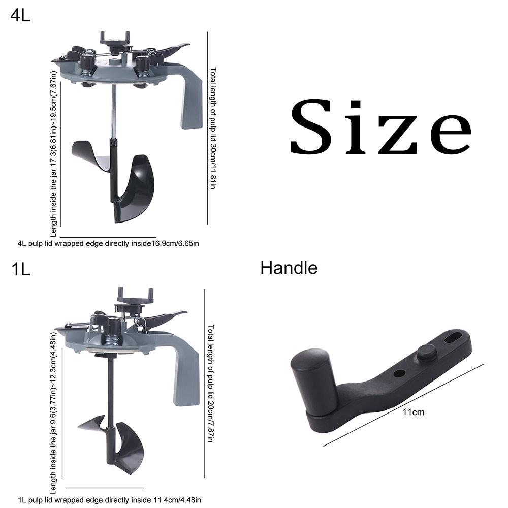 Paint Color Tool 1L/4L Paint Can Lid Mixer Handle ABS Paint Mix Cover Universal Mess-Free Coating Mixing Stirrer Paint