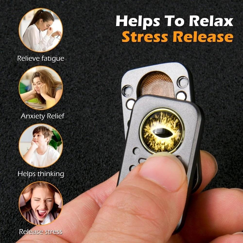 Silent Haptic Fidget Slider Rotating Snap Coin Fidget Spinning Toy Office Leisure Toy