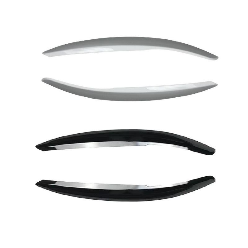 Fit for VW 2010 2011 2012 2013 2014 2015 2016 2017 2Pcs Polo Mk5 6R Headlamp Eyebrow Eyelid Cover Decorative Trim Accessories
