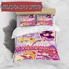 3pcs Duvet Cover Set (1*Duvet Cover + 2*Pillowcase, Without Core), Custom Name Sailor Moon Pattern Bedding Set, Home Bedroom Decor Gift