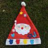 Adult Children Winter Warm Christmas Style Caps Non-woven Fabric Cartoon Hat