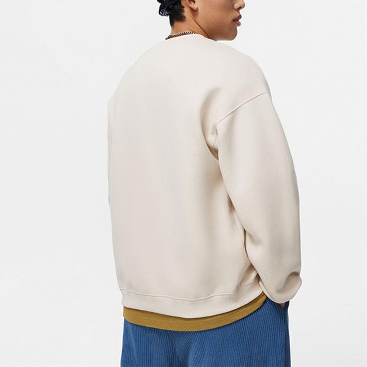 Li-Ning Li Ning Badfive Sweatshirt Men's Sand Gravel Gray Unisex AWDU091-4