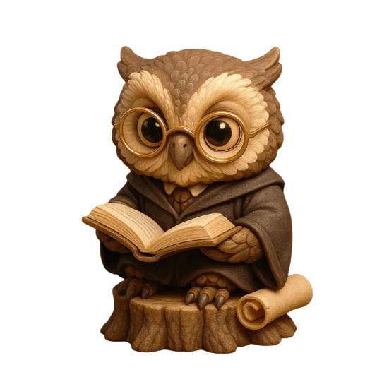 Owl Advent Calendar 2025 24 Days Acrylic Owl Pendants Christmas Countdown Calendar Animal Themed Xmas Tree Hanging Decoration Set