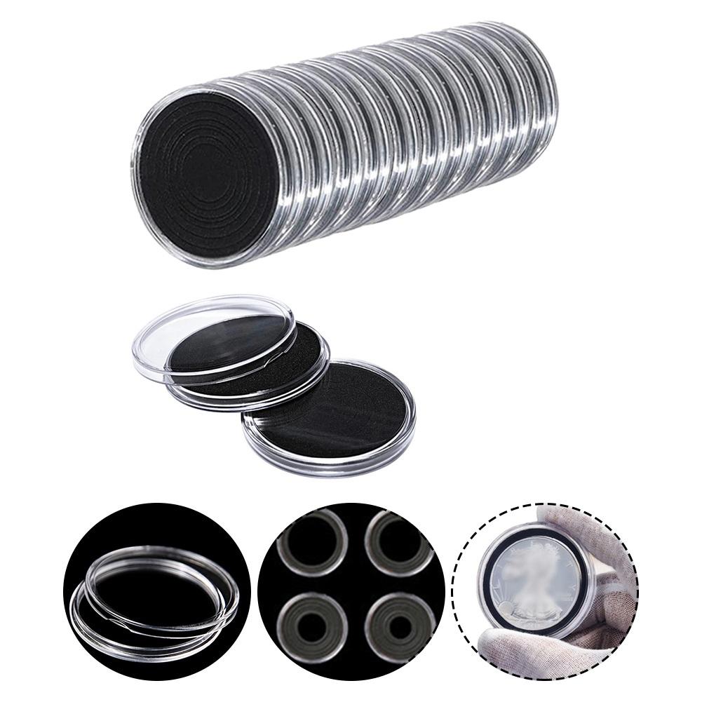 Adjustable Coin Case Coin Capsule Case Home Display Diameter - 46mm 1.8in Snug And Secure Fit Crescent-shaped Opening