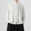 Korean Style Men's Thick Cotton Jacket - Loose, Warm, Stand-up Collar, Plus Size for Autumn & Winter