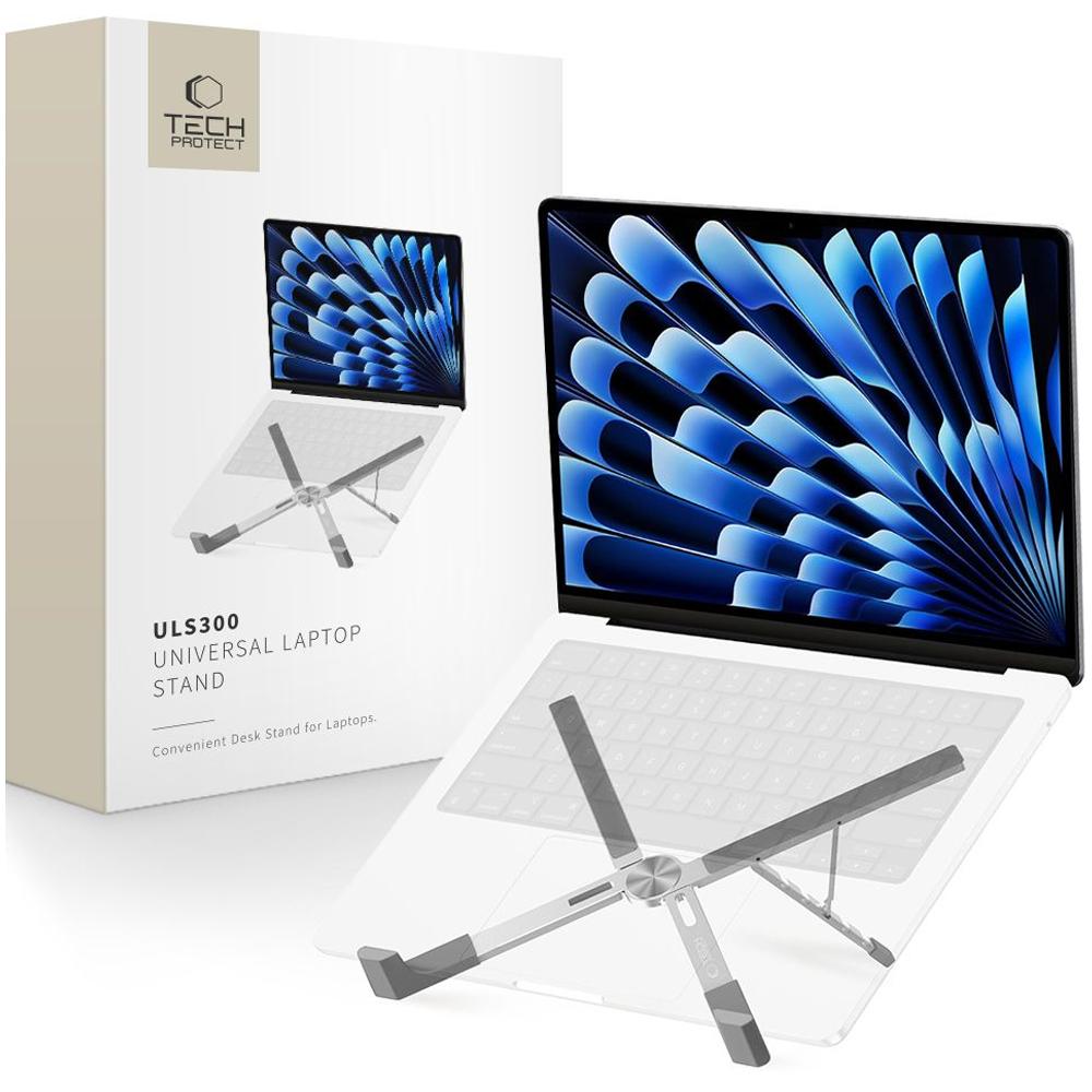 Oem Tech-Protect Uls300 Universal-Laptopständer Silber - Bild 4
