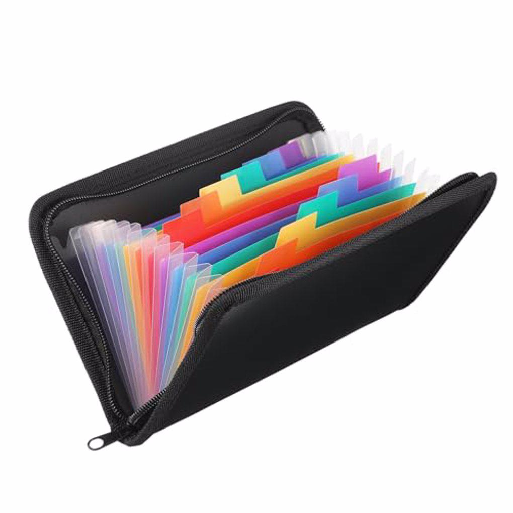 Durable And Stylish File Folder Organizer For Receipt Organization Multi- Organizer Plastic Clear Inner Page