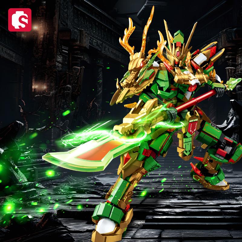 SEMBO BLOCK Warrior Mechanical Characters Mechas Building Blocks MOC GAUNYU Mecha Warrior MOCKids Toys for Boys Birthday Gifts