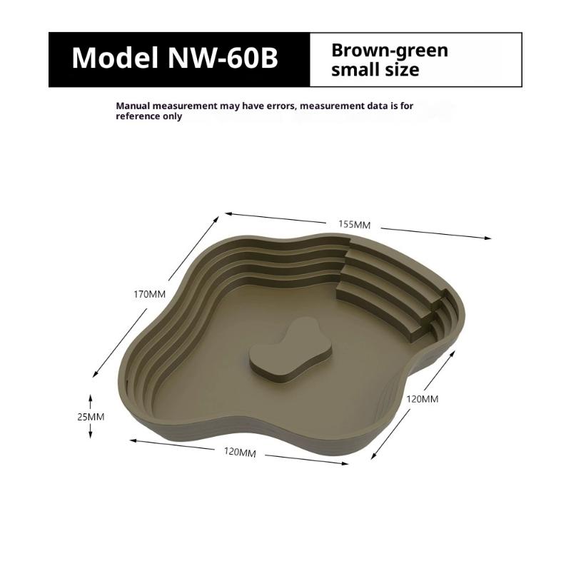 Turtle Frog Bathing Basin With Anti-Slip Ramp Can Also Be Used As Food Bowl And Water Basin For Reptiles And Amphibians