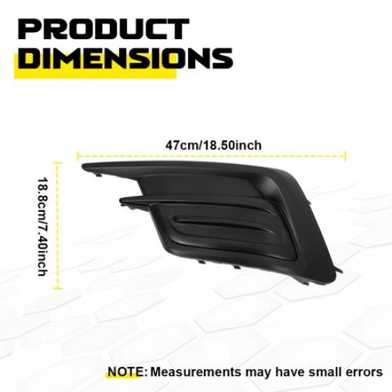 Left/Right Side Fog Light Trim Cover Bezel For 2018-19 Subaru Legacy 57731AL57A