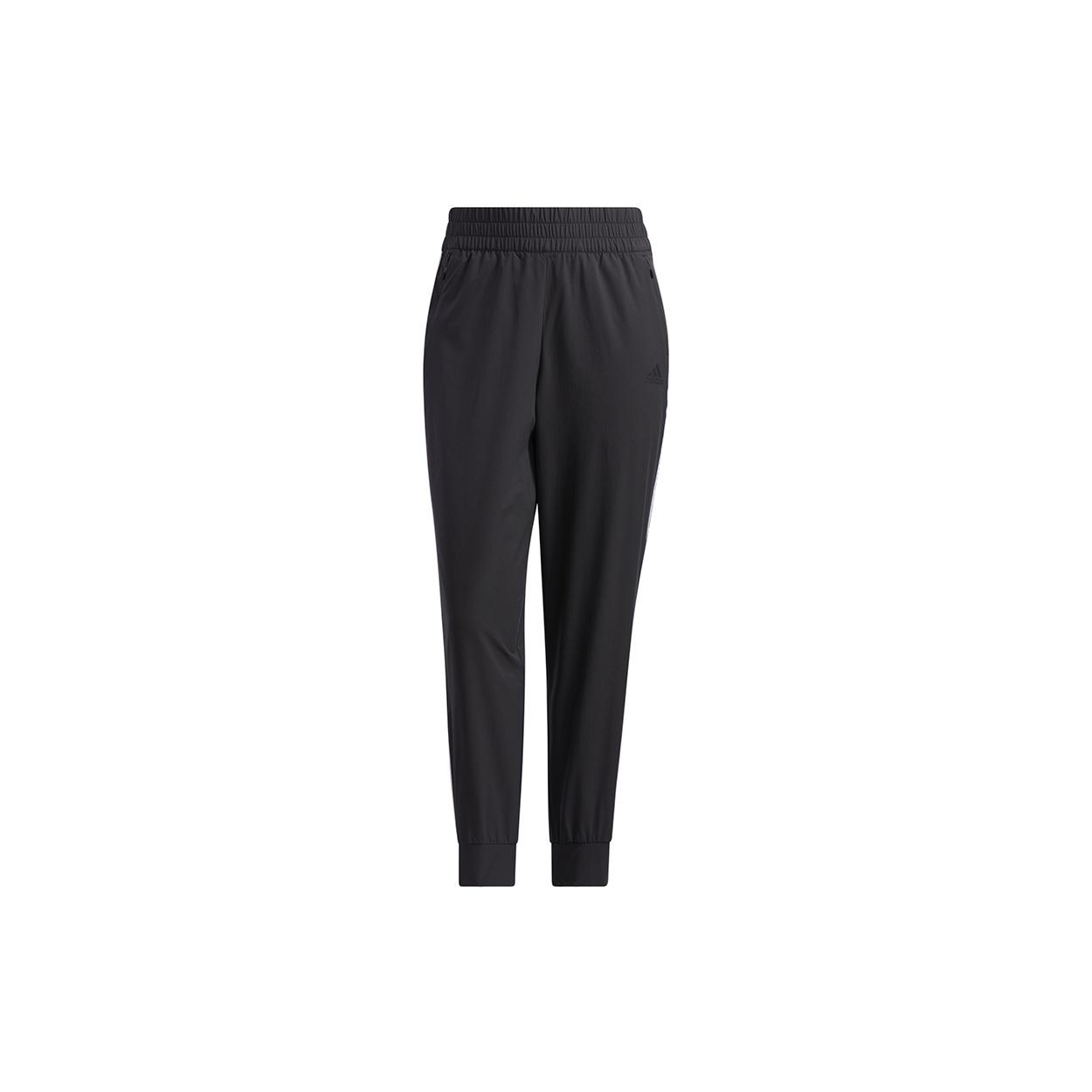 (WMNS) adidas Fi Pt Woven Athleisure Casual Sports Side Stripe Bundle Feet Long Pants/Trousers Black Women s GP0642 M