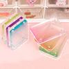 Card Brick Thickened Magnetic Suction Place Photos Gradient Colors Oblong Shape DIY Pictures Transparent See-through Photo Ornament Students Gift