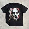 American Cartoon Tshirt Y2K Mens Womens Harajuku Cartoon Graphic Letter Printing Oversized T Shirt Cotton Short Sleeved Tops