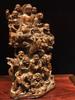 vintage antique wooden buddha statue wood carved Arhat 18 Buddhist saints Decor