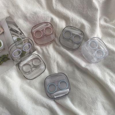 Frauen Mädchen Brille Kosmetische Kontaktlinsen Box Kontaktlinsenetui Für Augenpflege Reisehalter Behälter Reisezubehör