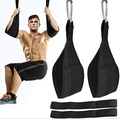 Equipo de Fitness Dominadas Voladizo Voladizo Cinturón de Entrenamiento de Músculos Abdominales Correas de Suspensión Entrenador