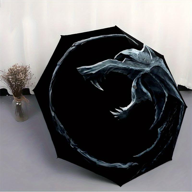1pc The Witcher Automatic Opening/closing Umbrella, Foldable Sunshade, Perfect Gift for Friends, Durable Handle y250812101