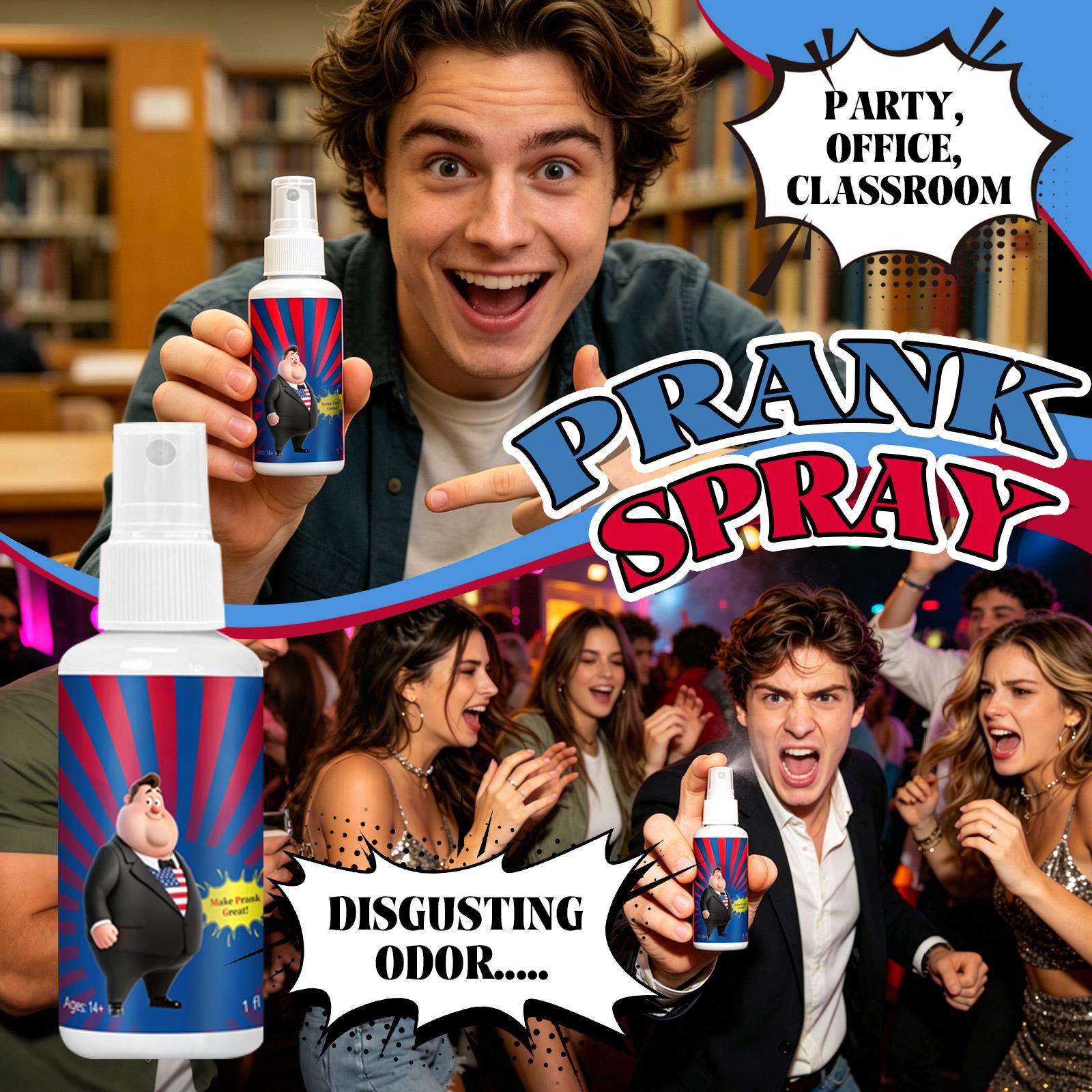 

Stink Spray,Extra Strong,Potent Stink Smell,Hilarious Gag Gifts,Funny Pranks Stuff For Adults,Stocking Stuffers - Fools-Non Gas30ml One Size белый