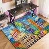1pc Patriotic Theme Statue of Liberty Carpet Rug for Living Room Bedroom Home Sofa Decoration,Kids play Non-slip Floor Mat