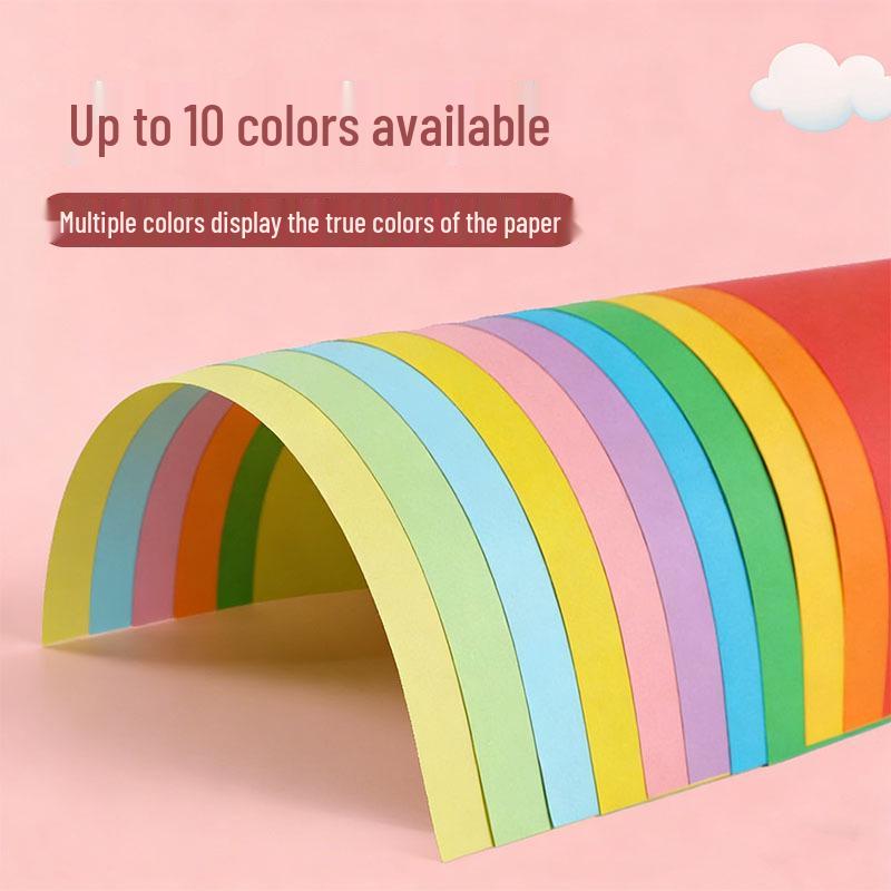 A4 Colorful Origami & Craft Paper – 10 Vibrant Colors for Kids’ Projects