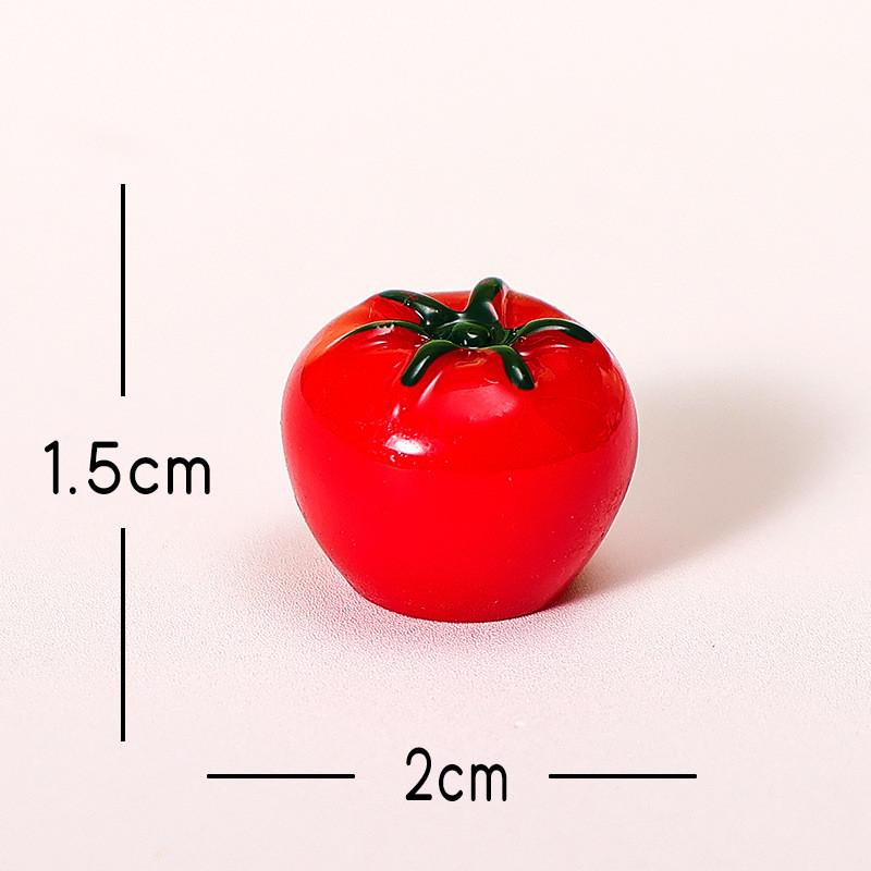 

Имитация Фруктов Клубника Помидоры Хурма Полимерные Украшения Для Хобби Подарок Large Tomato