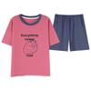 2024 Sommer Mädchen Baumwolle Kurzarm Koreanischer Stil Lässiges Pyjama-Set