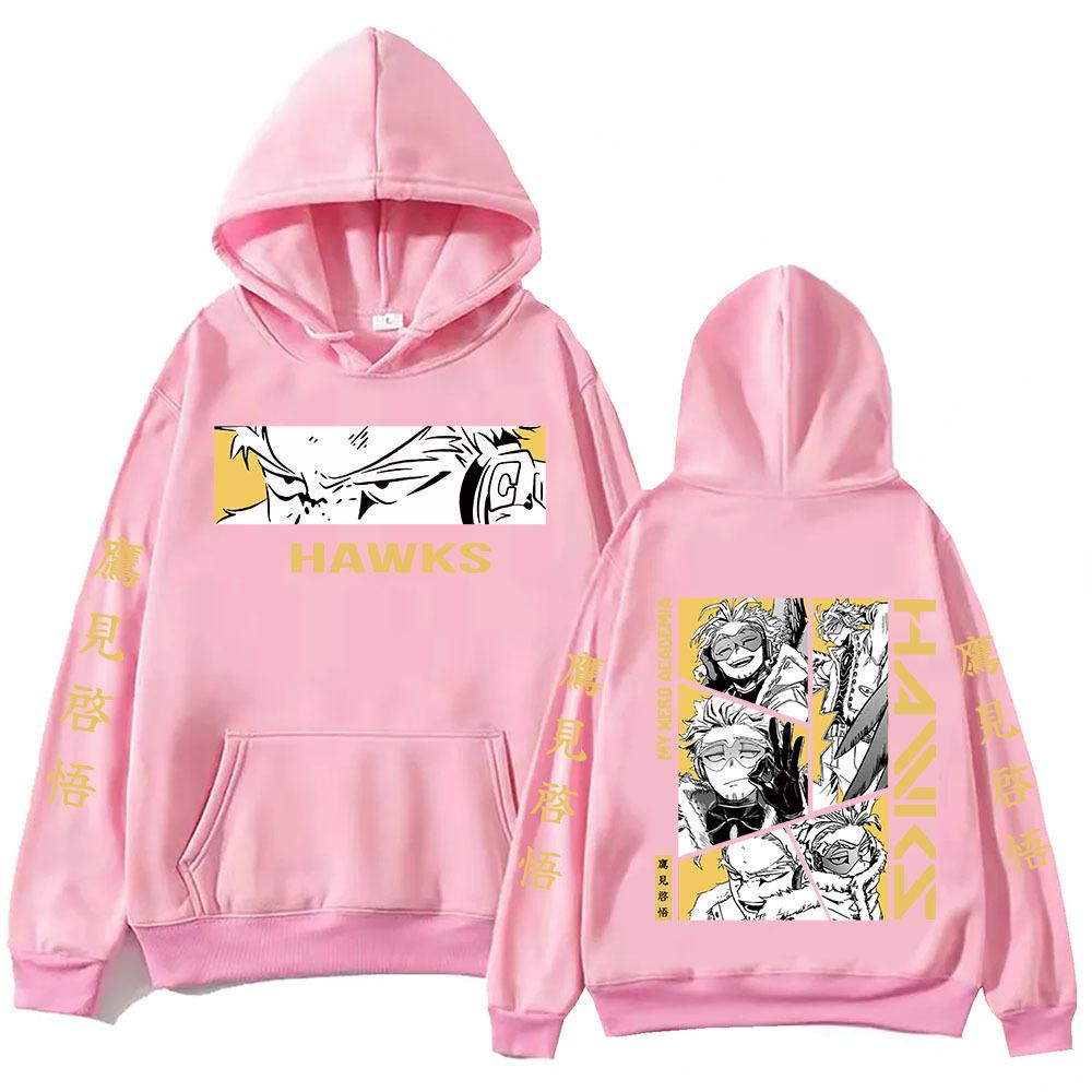 

Аніме Моя Геройська Академія Яструб Осінньо-Зимове Флісове Худі Хараджуку Хіп-Хоп Пуловер M