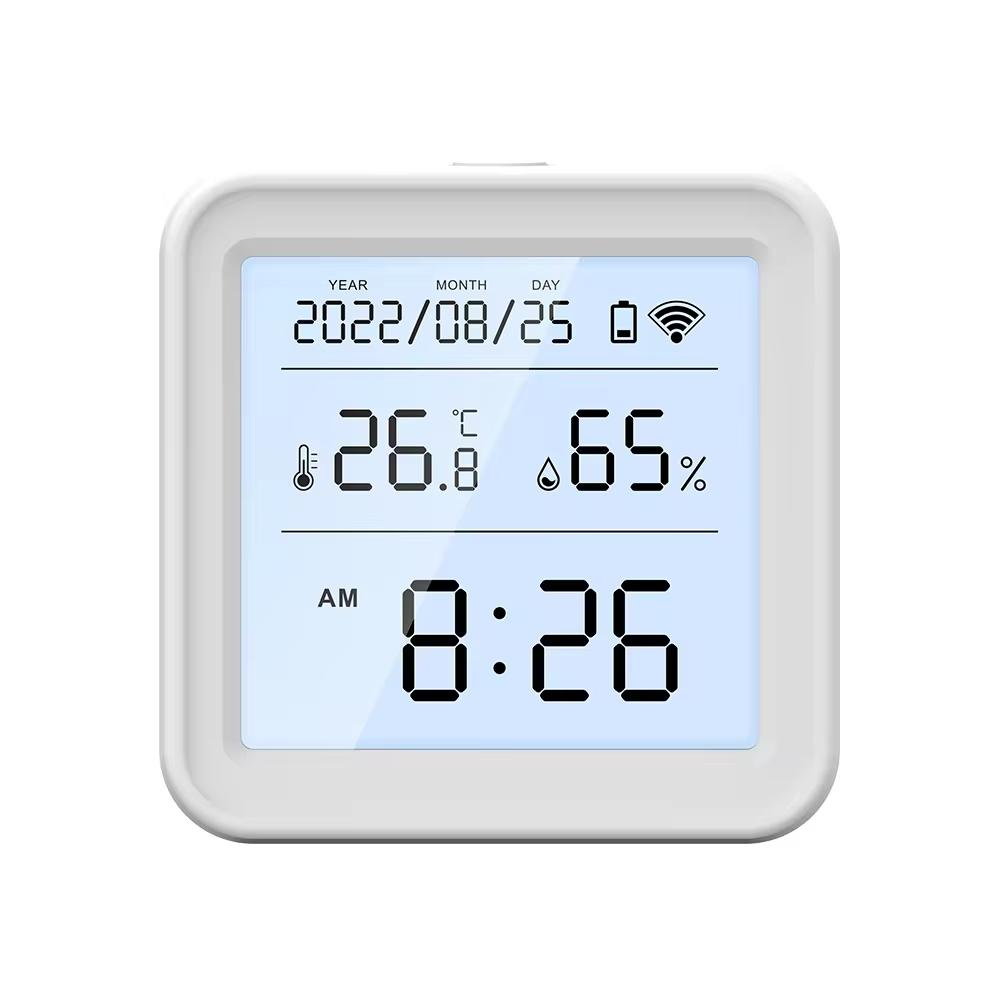 Smart Tuya WiFi Temperature Humidity Sensor Backlight Hygrometer Thermometer Work With Alexa