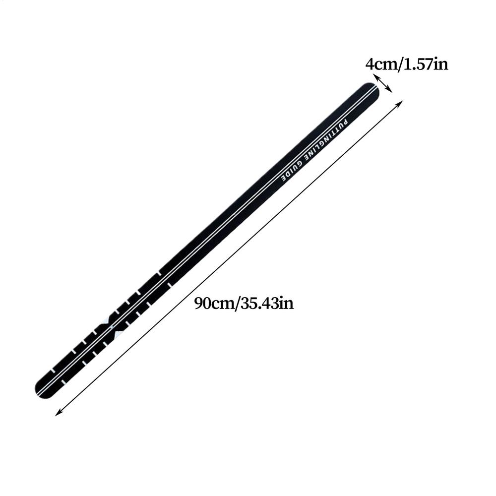 Golf Putting Training Aid Portable Practice Rail Golf Putting Alignment Rail for Skill Development Game Improvement Indoor