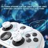PlayVital Stellar Mecha Silicone Protective Cover for Xbox Elite Series Grip Protector with 2 Thumb Grip Caps and Mechanical White 2, Non-Slip
