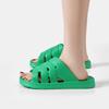 2025 New Platform Slippers Women Summer Open Toe Soft Sole House Slides Woman Sandals Lightweight Non-Slip Flat Heels Slippers