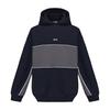 Mens Colour Block Drawstring Hoodie
