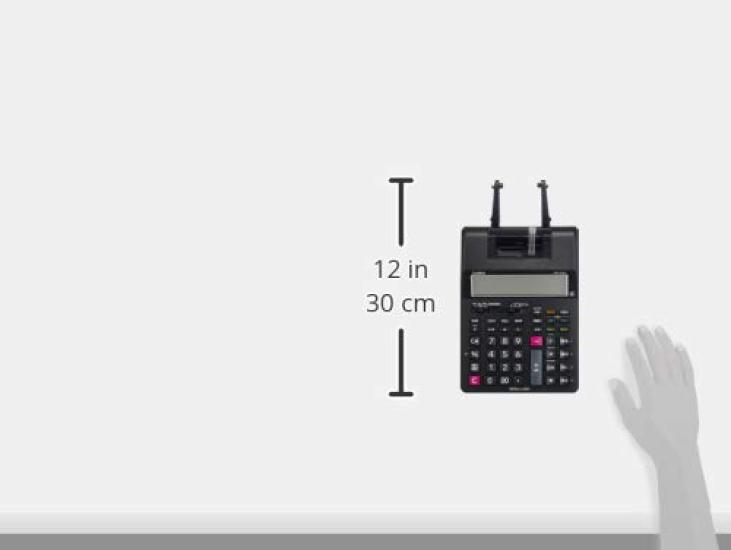 Casio Drucker-Tischrechner, 12-stellig, HR-170RC-BK