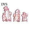 Rustic Holiday Ornaments 3PCS Christmas Snowman Wooden Ornaments, Decorative Cute Festive Figures, Tree Decorations High-definition Printing