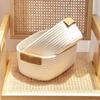 Cotton Rope Basket Storage Basket with Handles Desktop Organizer Woven Basket for Clothes Towels Toys Cosmetics Book Nursery Bedroom Use