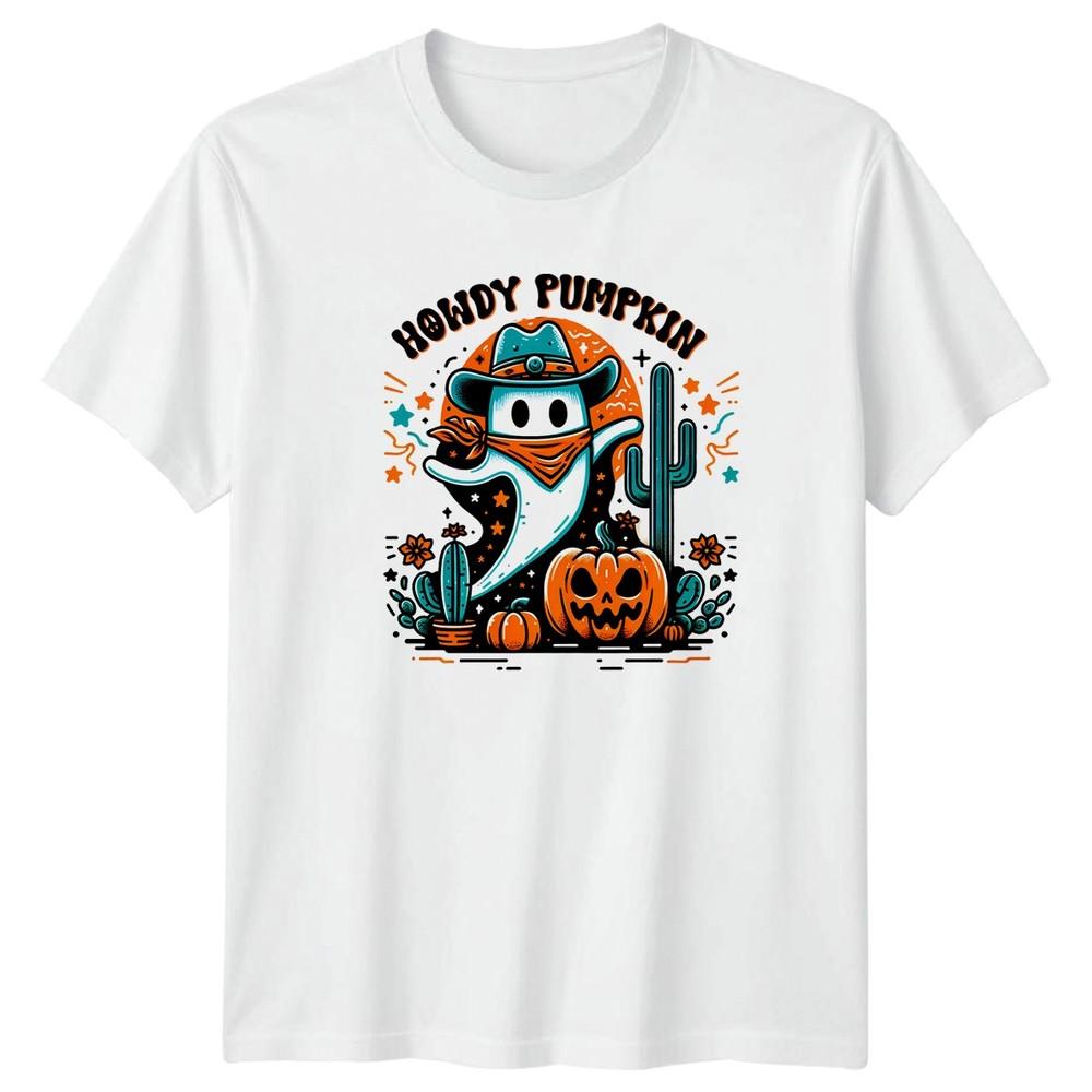 Howdy Pumpkin TShirt Western Halloween Halloween Gift For Him And Her S
