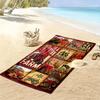 Tractor Truck Print Beach Towel, Large Soft Quick Dry Towel for Beach Camping Swimming