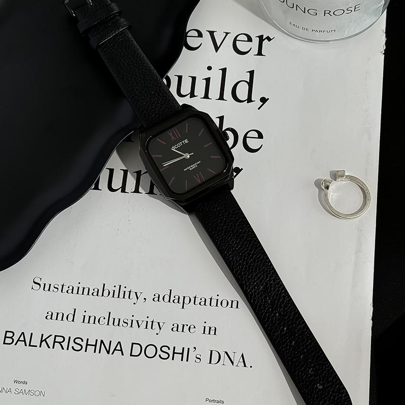 Large Dial Women S Watch Personality Domineering Square Belt Women S Watch Quartz Watch Women